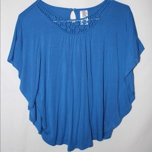 Xhilaration Blue Blouse Shirt Girls